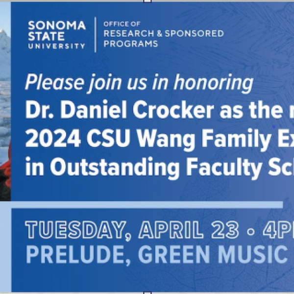 Announcement for Dr Dan Crocker's Wang Award