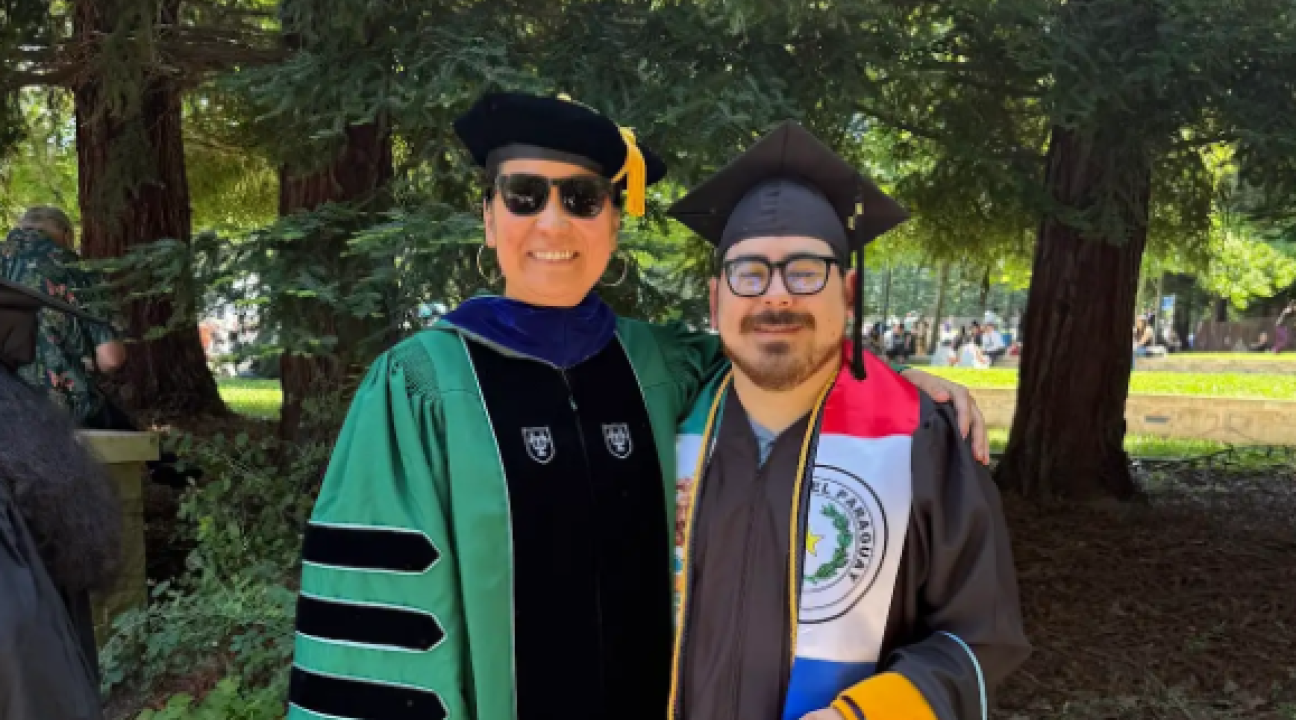 Dr. Lisa Hua and Jason Romero