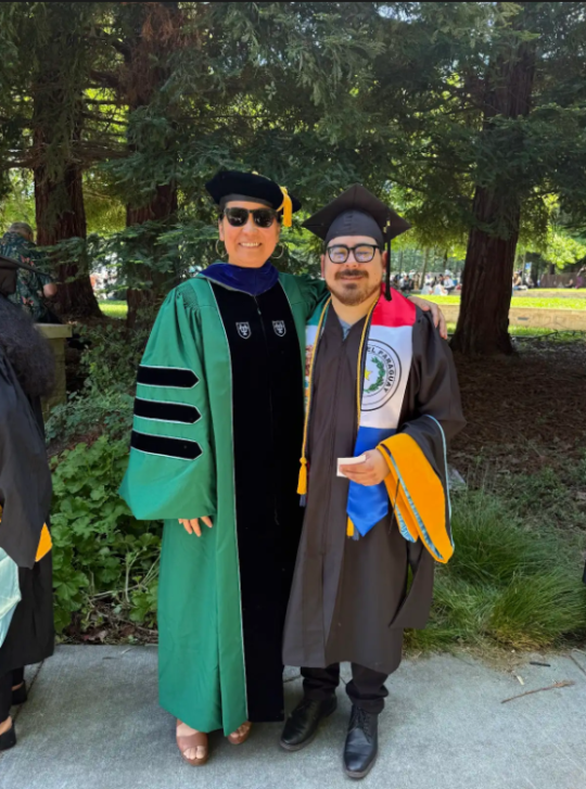 Dr. Lisa Hua and Jason Romero
