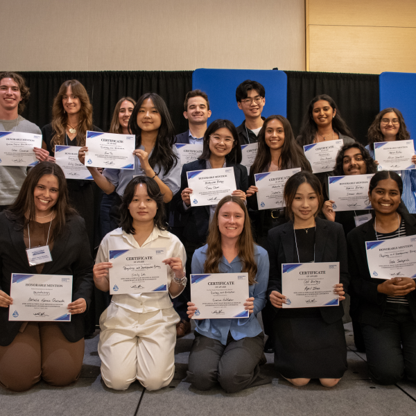 Award recipients at the WCBSURC