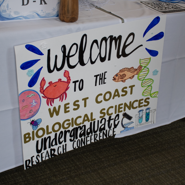 Homemade sign for the WCBSURC