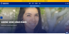 Student's portrait on website home page