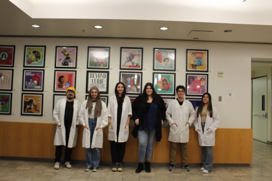 Hua Lab Members in Darwin Lobby