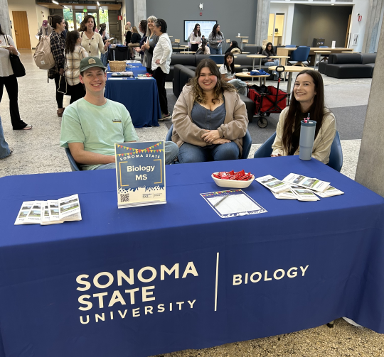 Students sitting at a table