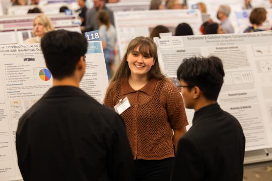 Students and Poster