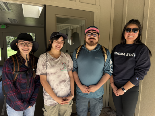 Lisa Hua and her students